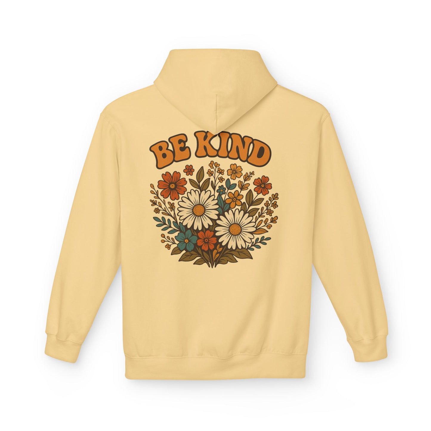 Be Kind Floral Hoodie - Faith Inspired Comfort Wear, Unisex Christian Apparel, Kindness Message Gift