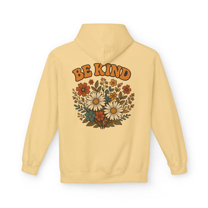 Be Kind Floral Hoodie - Faith Inspired Comfort Wear, Unisex Christian Apparel, Kindness Message Gift
