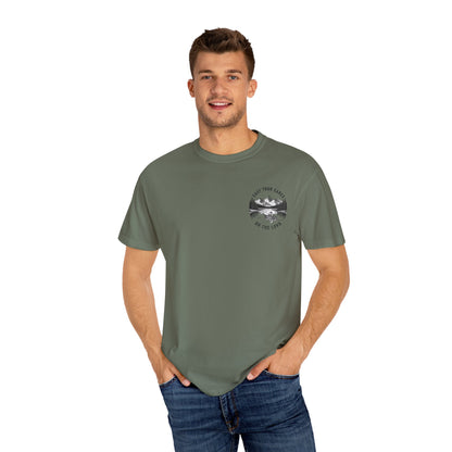 Cast Your Cares on the Lord T-Shirt - Psalm 55:22 Unisex Tee, Christian Outdoor Apparel, Faith-Based Fishing Shirt