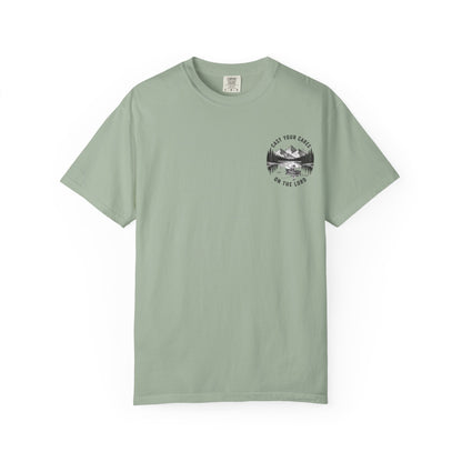 Cast Your Cares on the Lord T-Shirt - Psalm 55:22 Unisex Tee, Christian Outdoor Apparel, Faith-Based Fishing Shirt