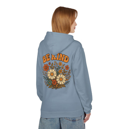 Be Kind Floral Hoodie - Faith Inspired Comfort Wear, Unisex Christian Apparel, Kindness Message Gift