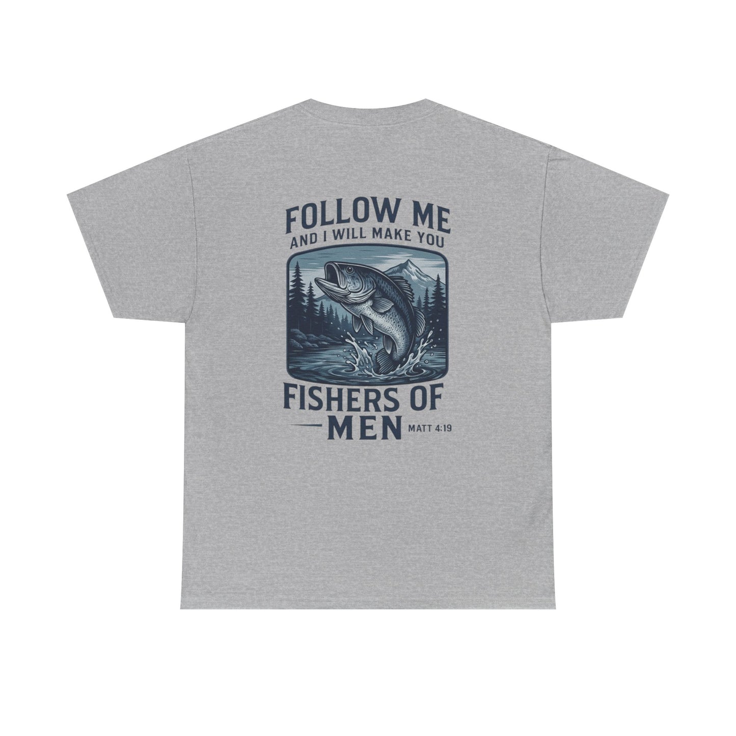 Stylish Unisex Fishing Tee with Inspirational Design, Perfect Gift for Fishermen, Outdoor Enthusiasts, and Nature Lovers