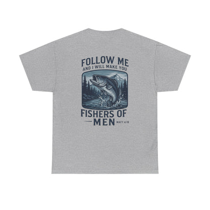 Stylish Unisex Fishing Tee with Inspirational Design, Perfect Gift for Fishermen, Outdoor Enthusiasts, and Nature Lovers