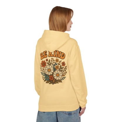 Be Kind Floral Hoodie - Faith Inspired Comfort Wear, Unisex Christian Apparel, Kindness Message Gift
