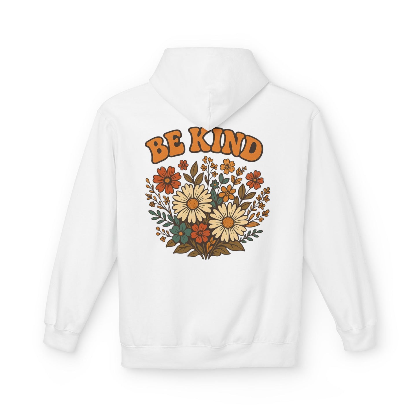 Be Kind Floral Hoodie - Faith Inspired Comfort Wear, Unisex Christian Apparel, Kindness Message Gift