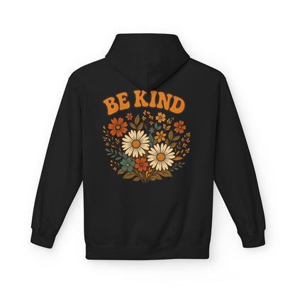 Be Kind Floral Hoodie - Faith Inspired Comfort Wear, Unisex Christian Apparel, Kindness Message Gift