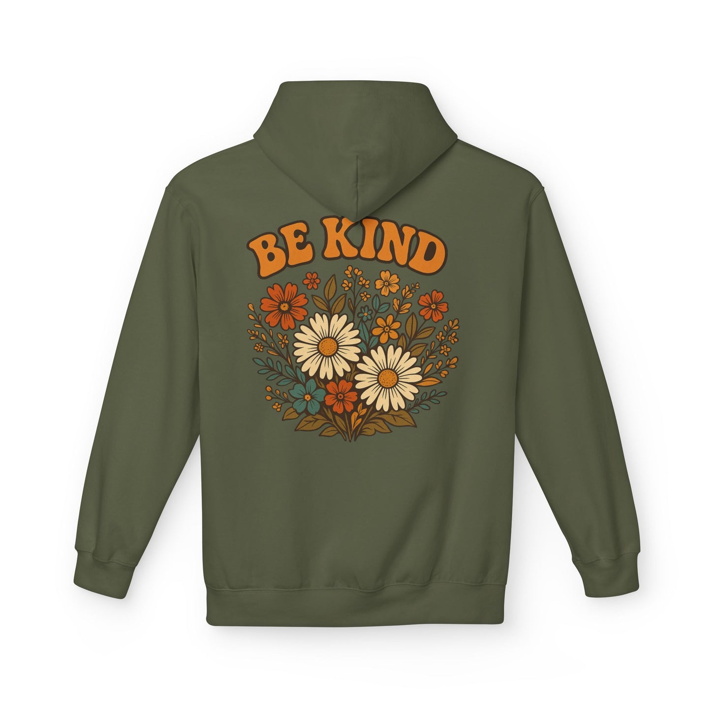 Be Kind Floral Hoodie - Faith Inspired Comfort Wear, Unisex Christian Apparel, Kindness Message Gift