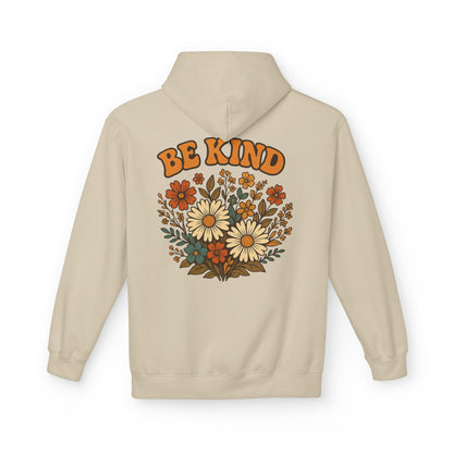 Be Kind Floral Hoodie - Faith Inspired Comfort Wear, Unisex Christian Apparel, Kindness Message Gift
