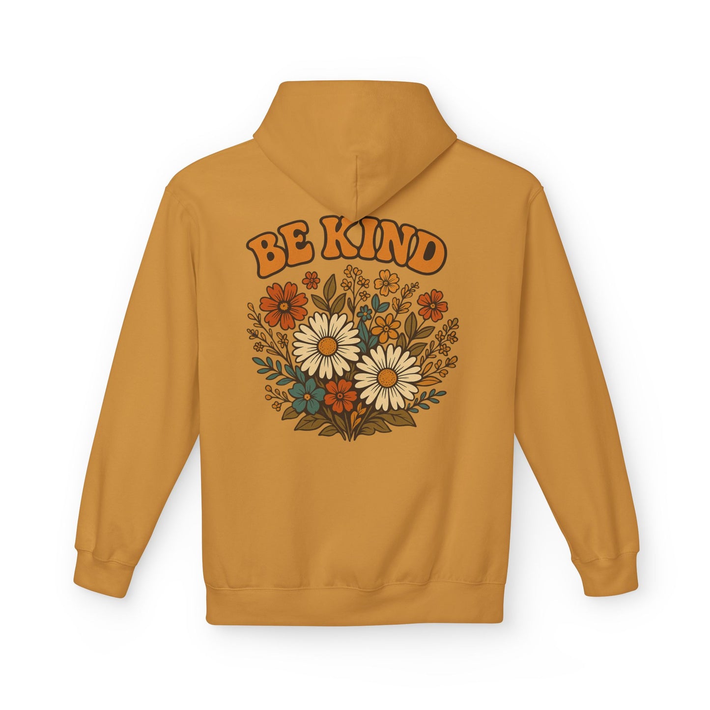 Be Kind Floral Hoodie - Faith Inspired Comfort Wear, Unisex Christian Apparel, Kindness Message Gift