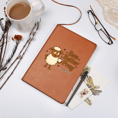 Leather Journal | Ewe Better Pray | Jehovah Sassy Collection
