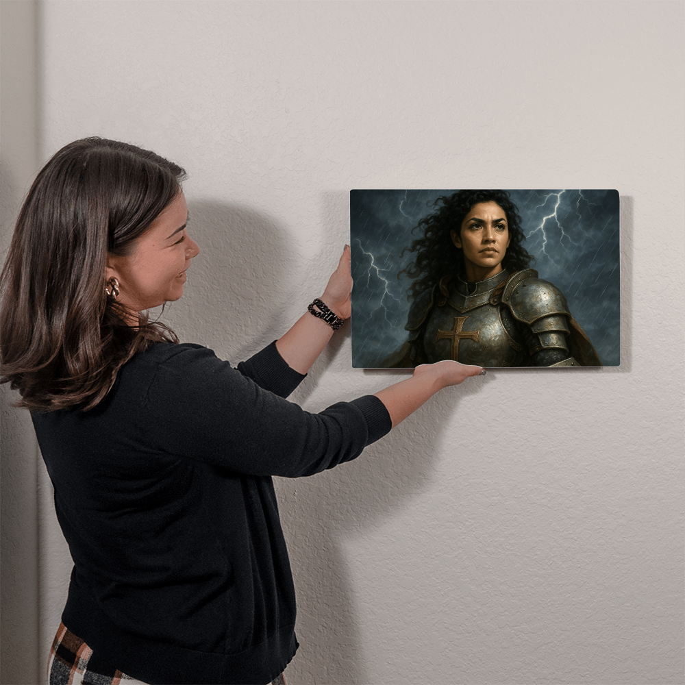 Full Armor of God Metal Wall Art - High Gloss Print | Faith-Inspired Home Decor