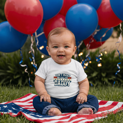 Don't Make Me Call My Daddy Toddler T-Shirt | Cute Faith-Based Kids Clothing