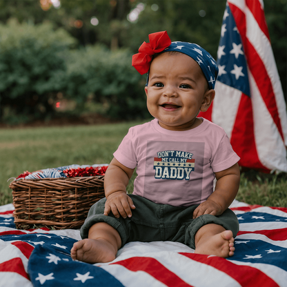 Don't Make Me Call My Daddy Toddler T-Shirt | Cute Faith-Based Kids Clothing