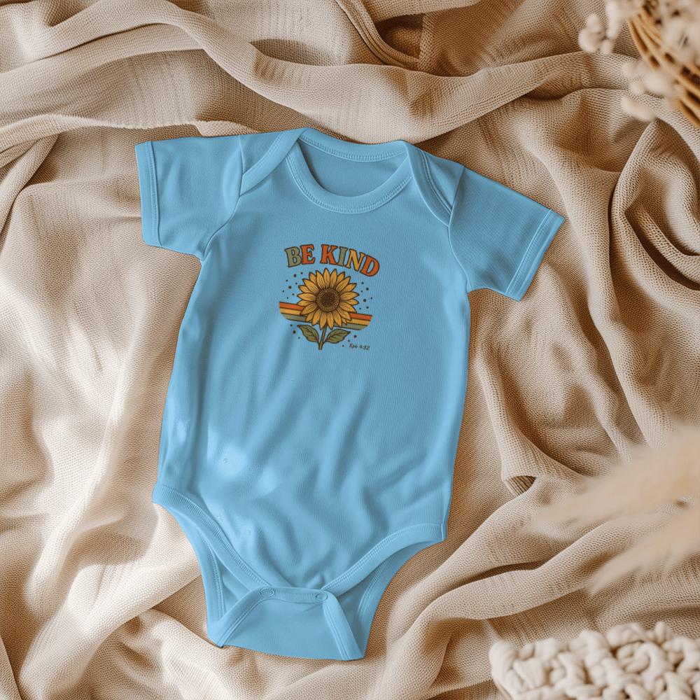 Be Kind Baby Onesie | Ephesians 4:32 | Faith-Inspired Baby Clothing