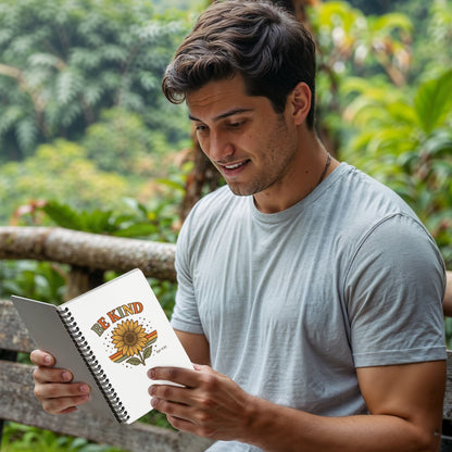 Be Kind Spiral Notebook | Ephesians 4:32 | Faith-Inspired Ruled or Graph Paper