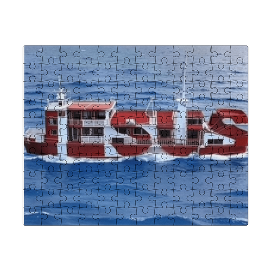 Jesus Container Ship Jigsaw Puzzle | Faith-Inspired Family Activity | Christian Gift for All Ages