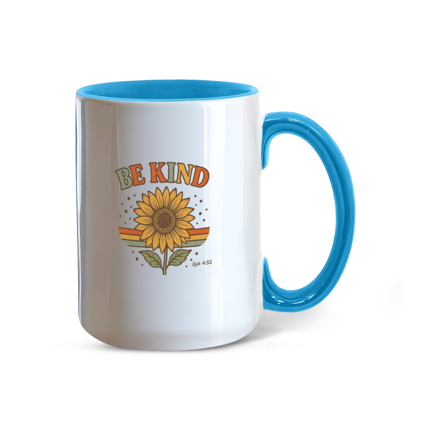 Be Kind Ceramic Mug | Ephesians 4:32 | Faith-Inspired Coffee Mug Gift