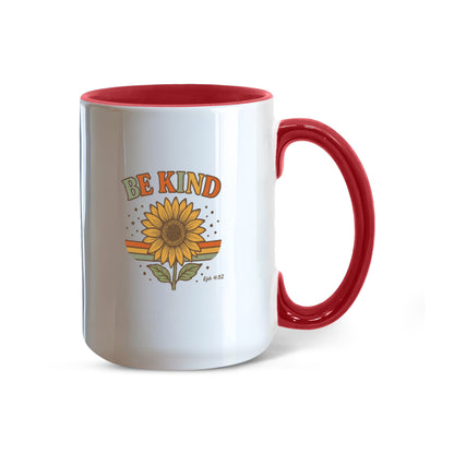 Be Kind Ceramic Mug | Ephesians 4:32 | Faith-Inspired Coffee Mug Gift