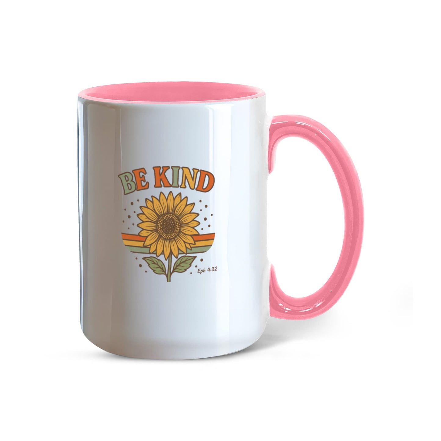 Be Kind Ceramic Mug | Ephesians 4:32 | Faith-Inspired Coffee Mug Gift