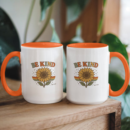Be Kind Ceramic Mug | Ephesians 4:32 | Faith-Inspired Coffee Mug Gift