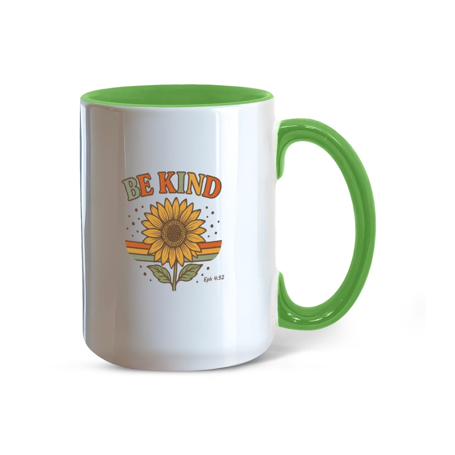Be Kind Ceramic Mug | Ephesians 4:32 | Faith-Inspired Coffee Mug Gift
