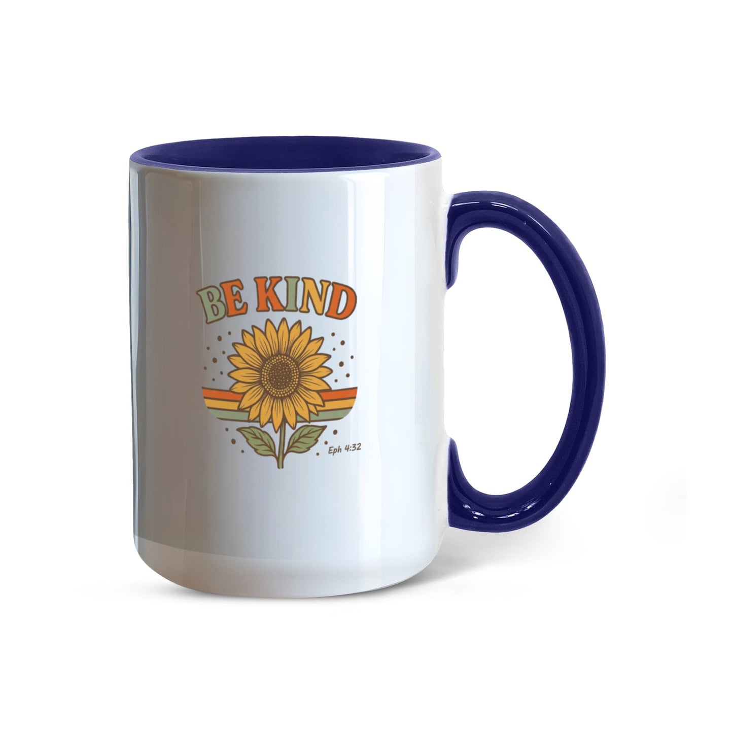 Be Kind Ceramic Mug | Ephesians 4:32 | Faith-Inspired Coffee Mug Gift