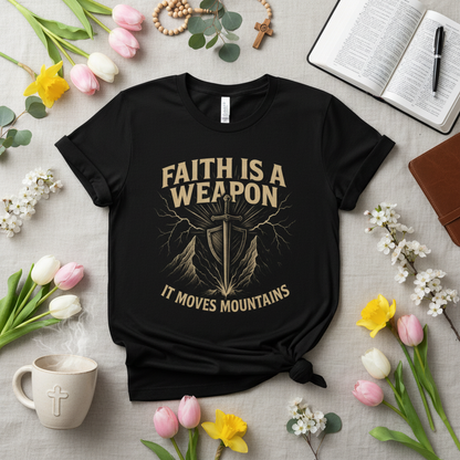 Faith is a Weapon Spring Flat-Lay