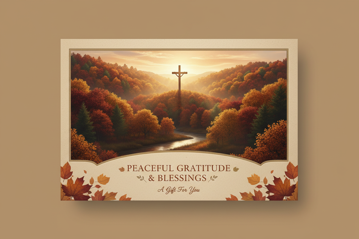Autumn Faith Landscape Gift Card