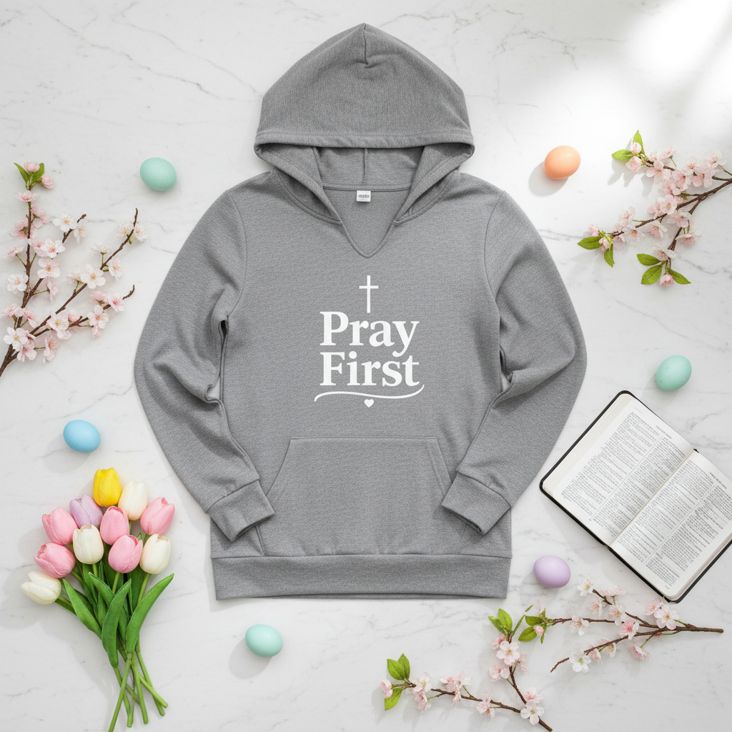 Light Gray Spring Flat Lay