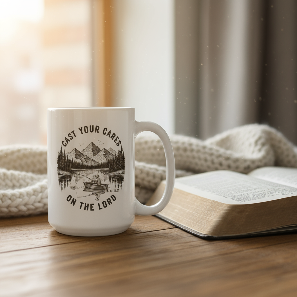 Morning devotional scene